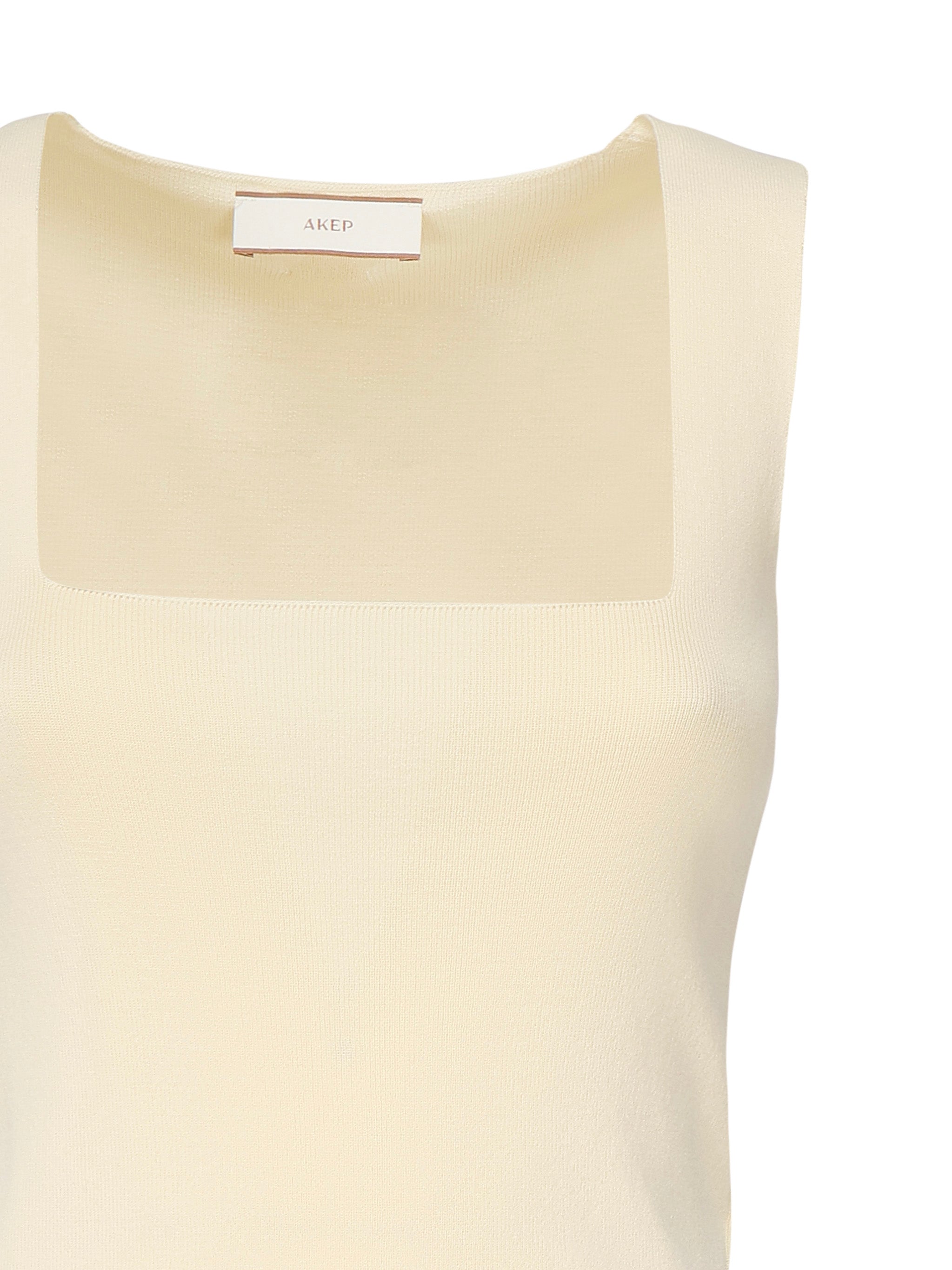 ISPIRED BY AKEP Top White Viscose Polyamide