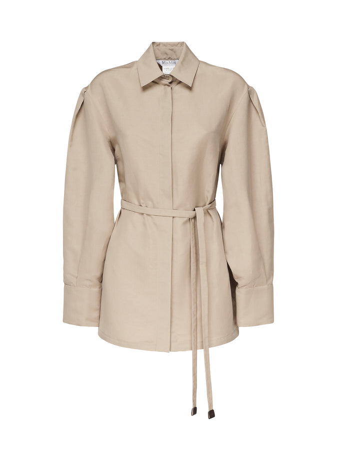 Max Mara Shirts Beige Linen