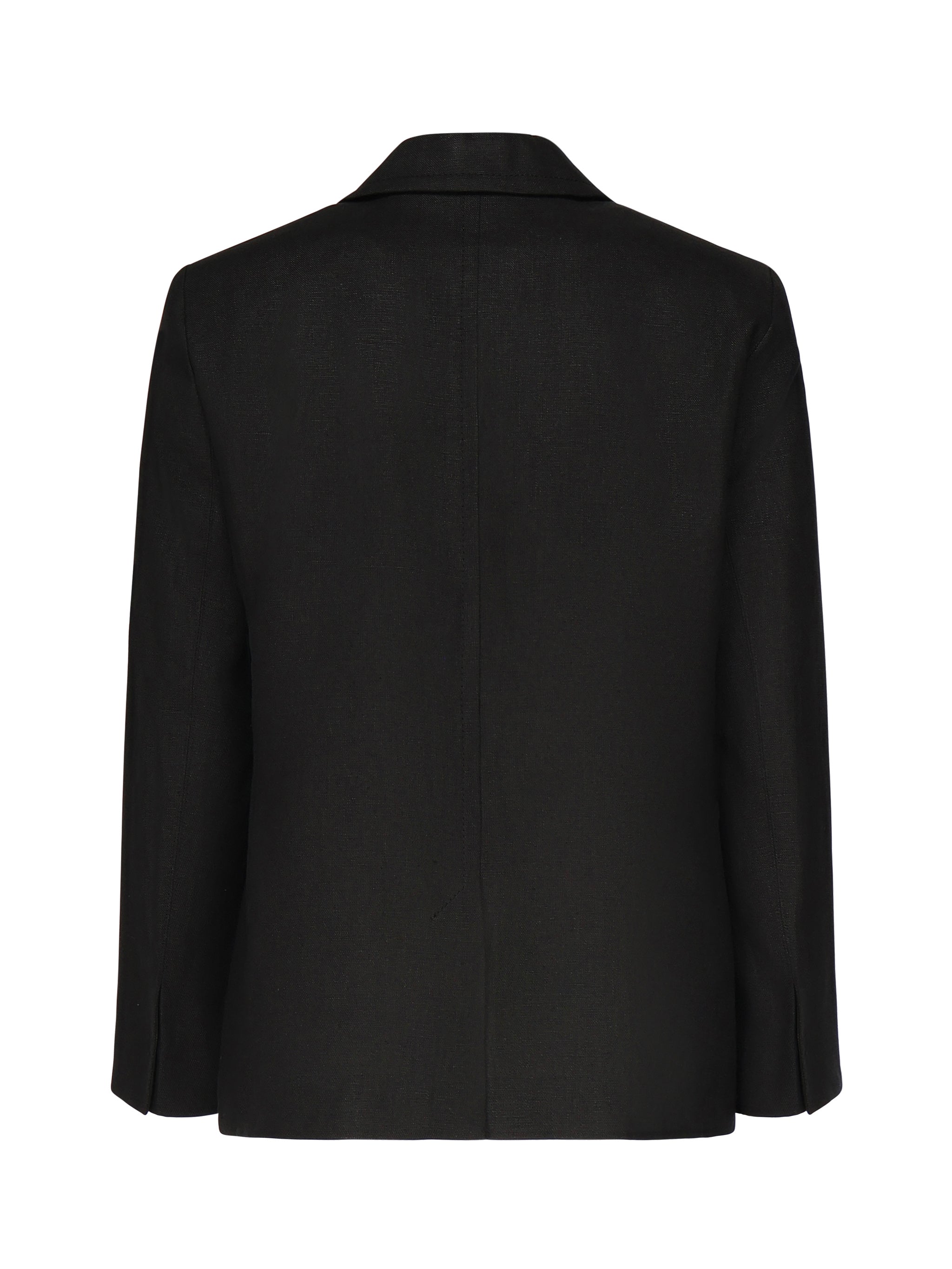 S MAX MARA Jackets Black Linen