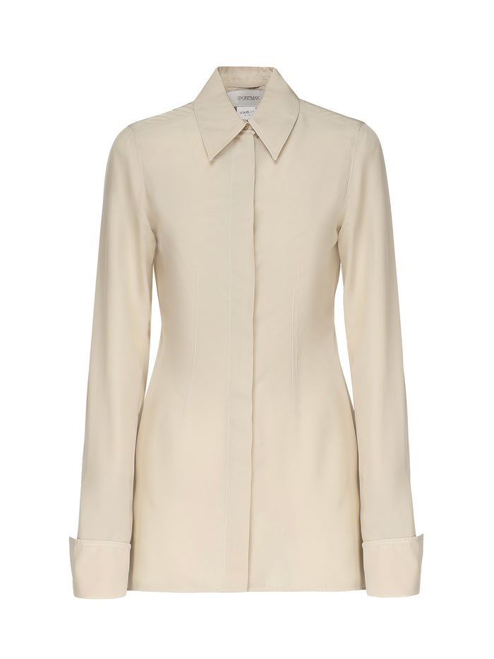 SportMax Shirts Ivory Viscose