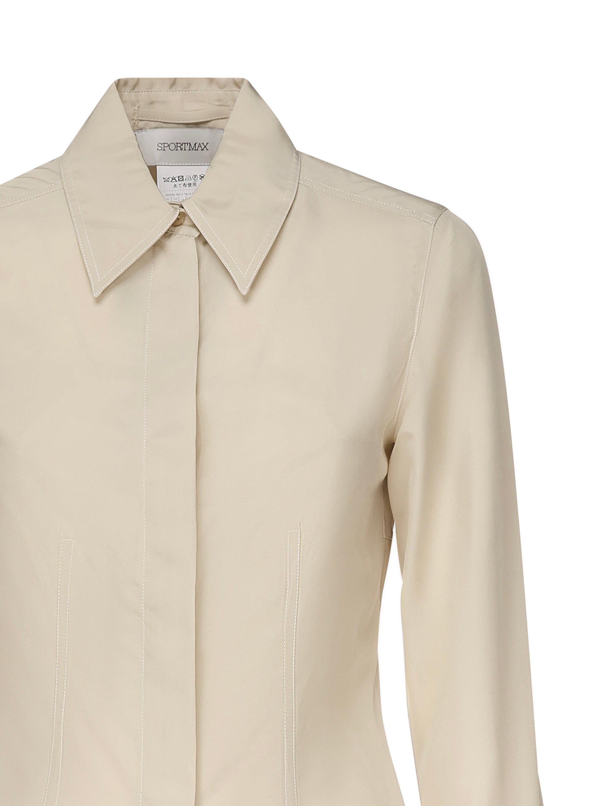 SportMax Shirts Ivory Viscose