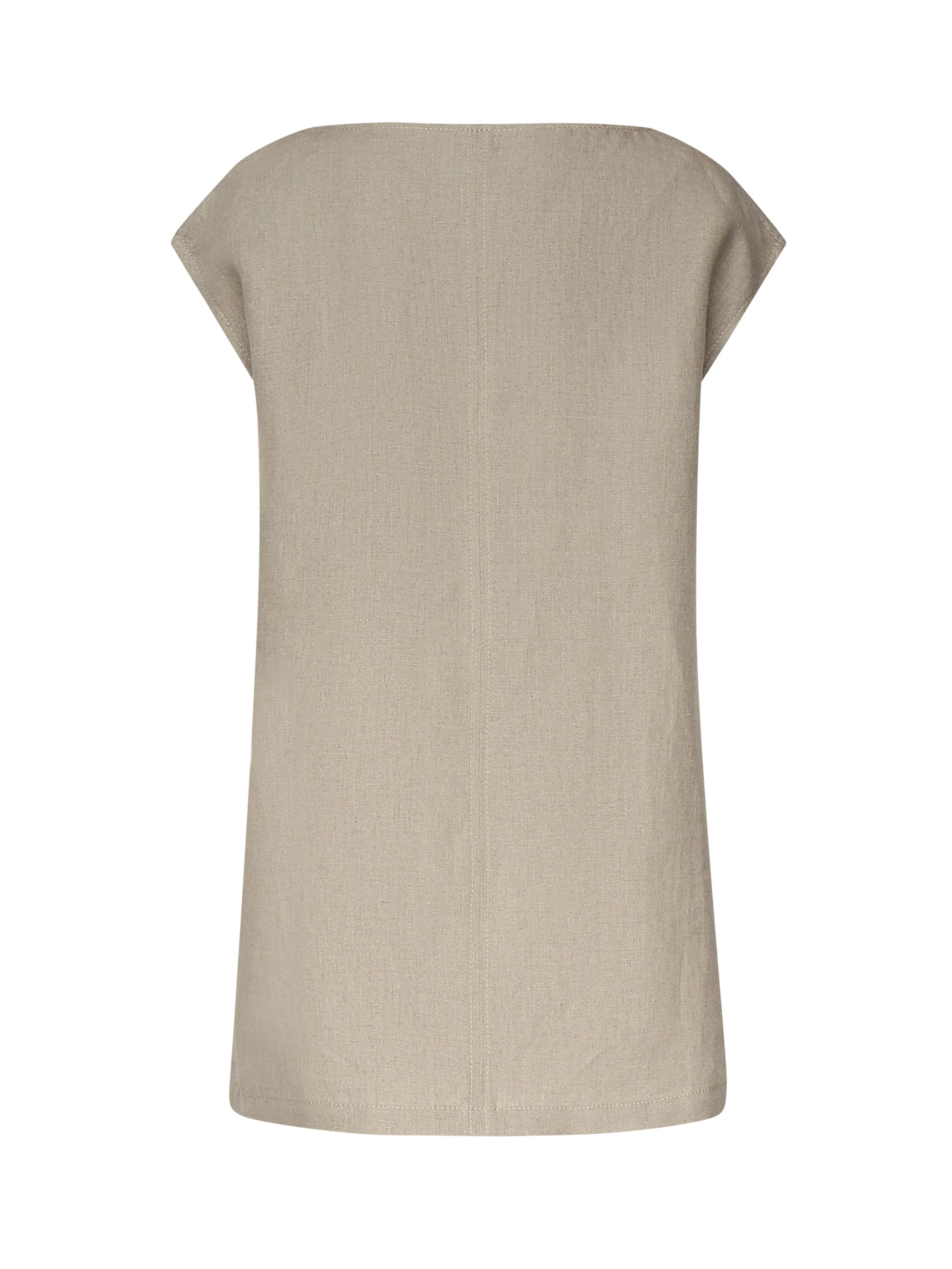 Max Mara Top Beige Linen