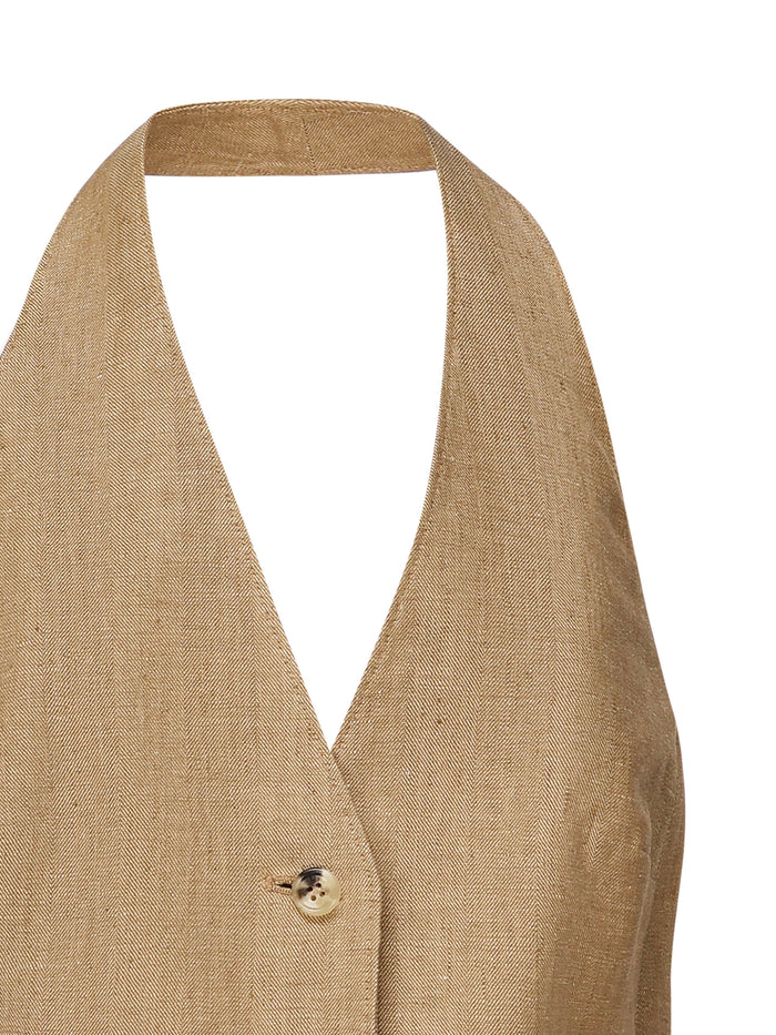 Max Mara Jackets Beige Linen