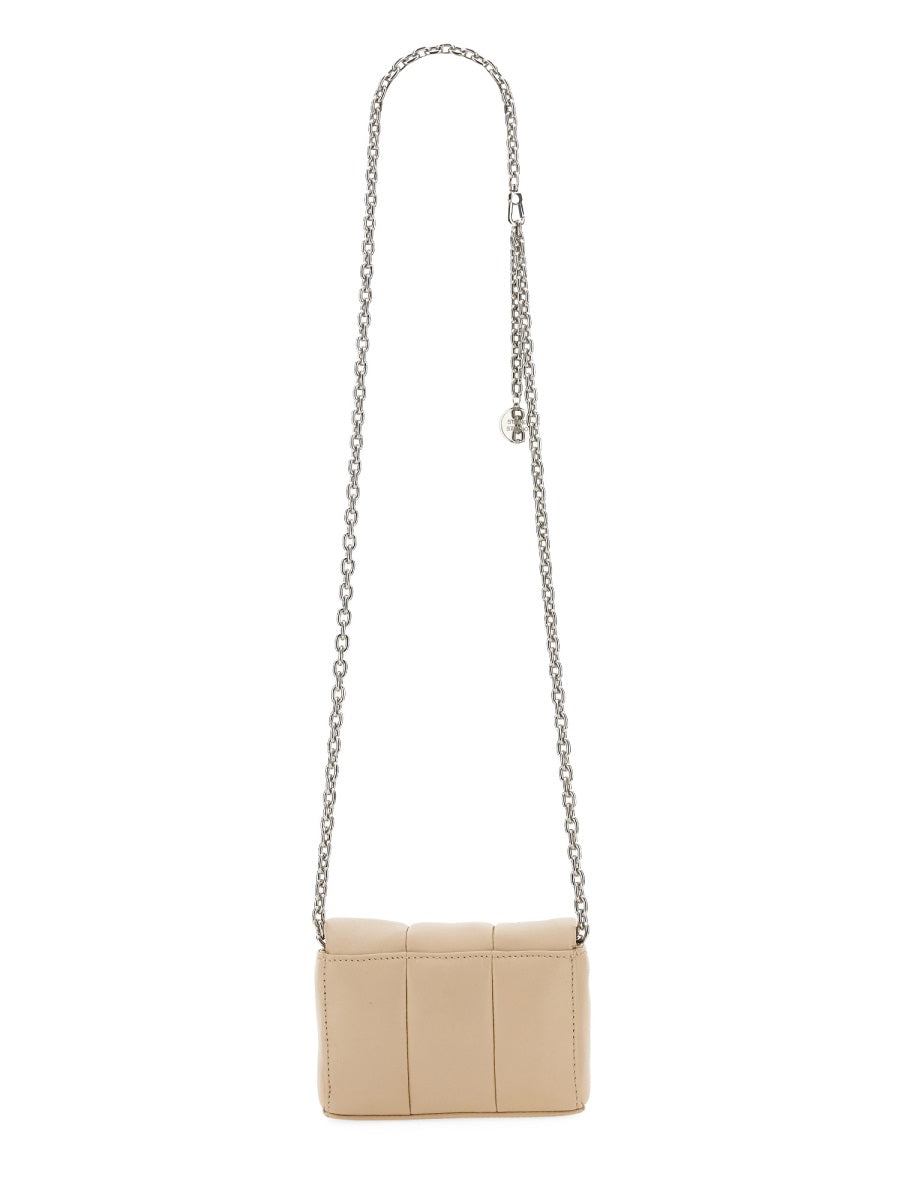 Adjustable Shoulder Bag Ivory Leather