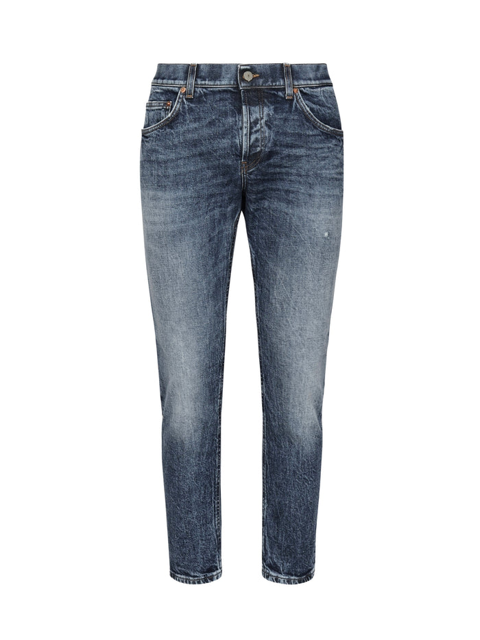 Dondup Jeans Blue Cotton
