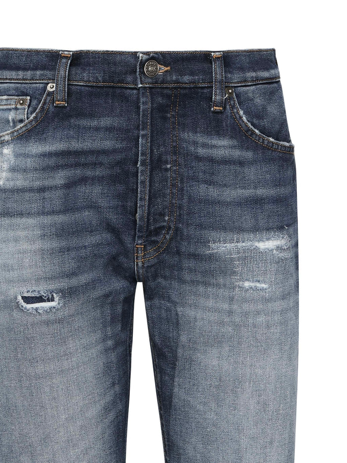 Dondup Jeans Blue Cotton