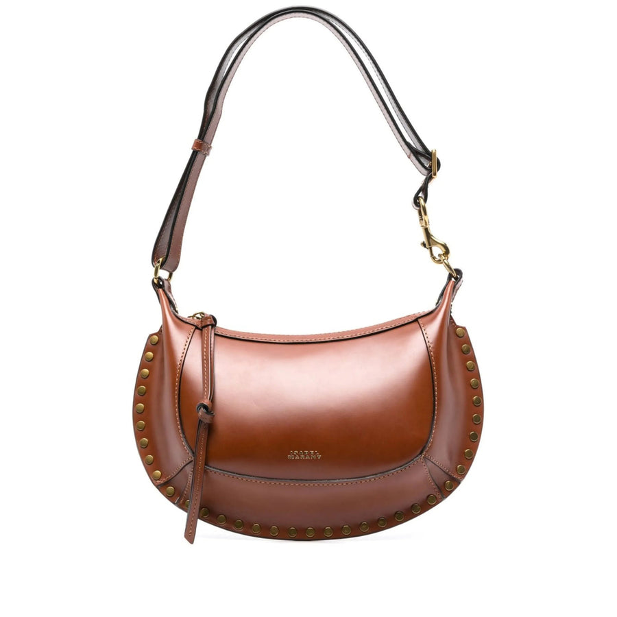 Shoulder Bag Brown Calf Leather