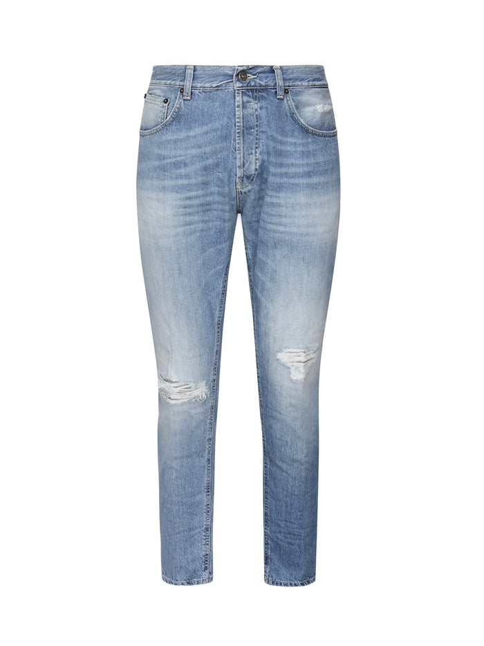 Dondup Jeans Blue Cotton