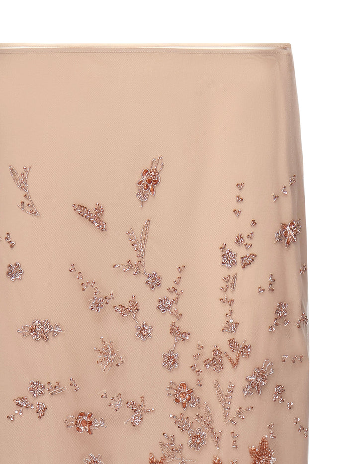 Fendi Skirts Pink Polyamide