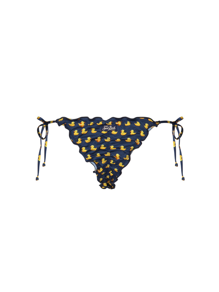 Mc2 Saint Barth Sea Clothing Blue, Yellow Polyamide Elastane