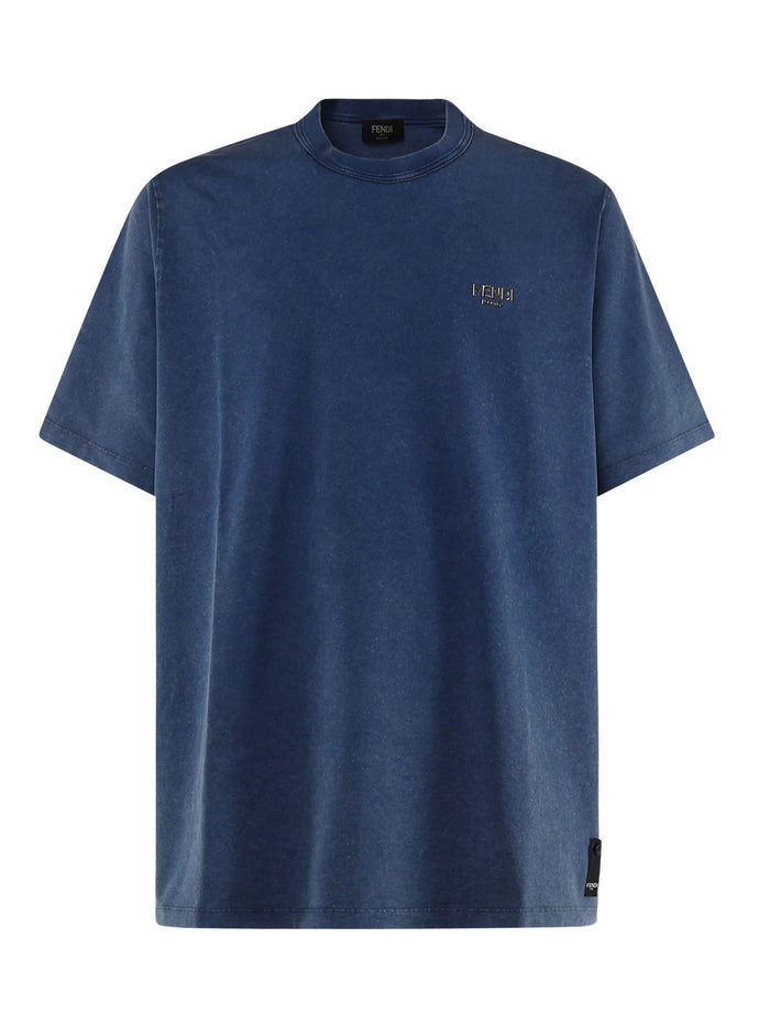 Fendi T-Shirts And Polos Ocean Cotton