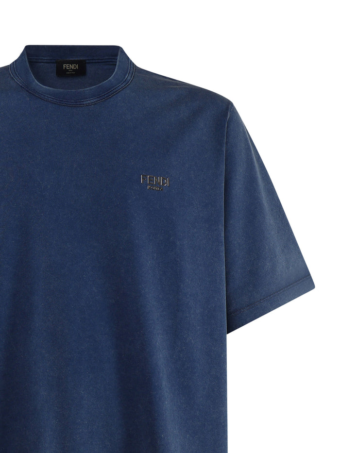 Fendi T-Shirts And Polos Ocean Cotton