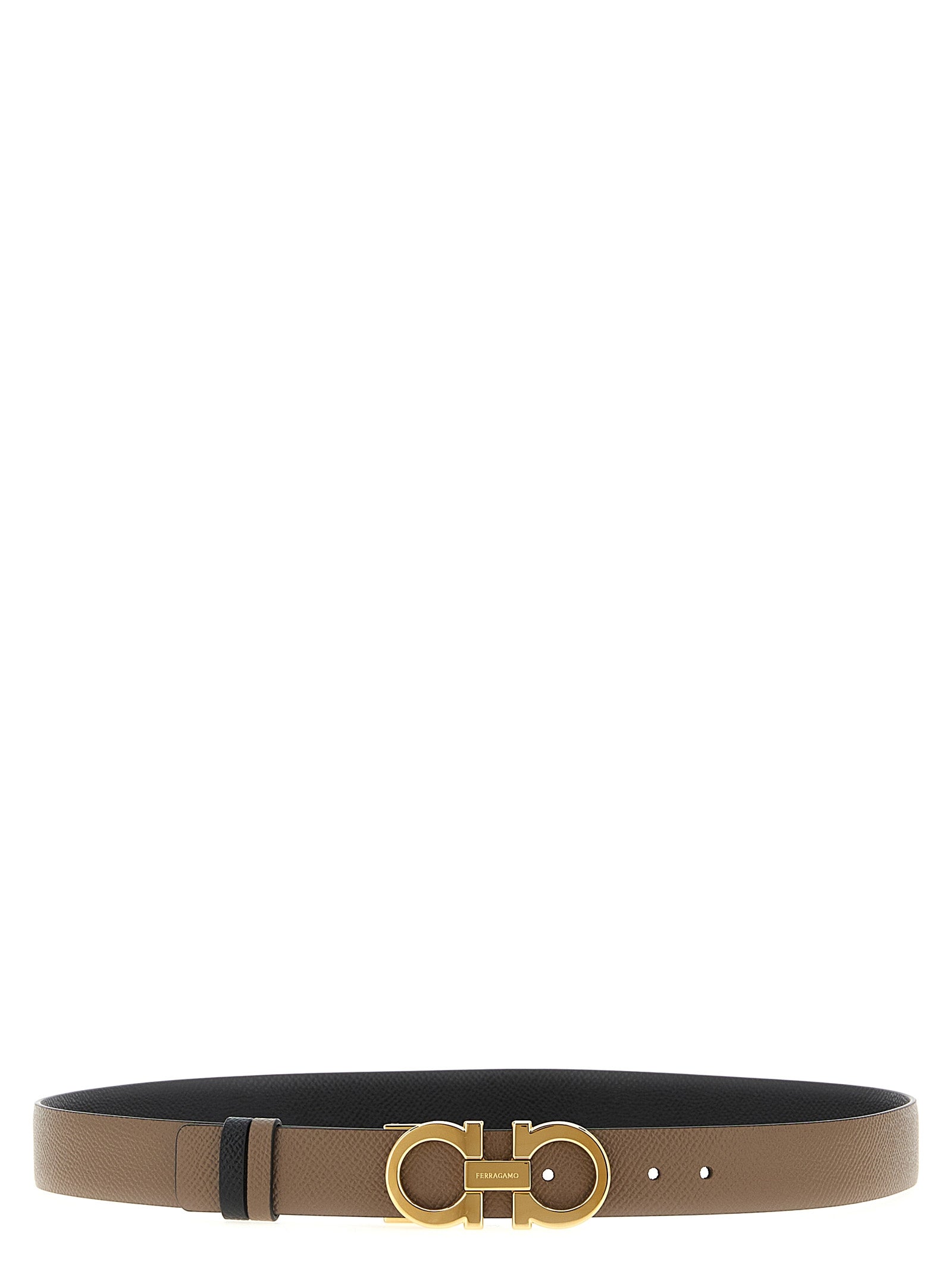 Gancini reversible belt Multicolor Calfskin Leather (bos Taurus)