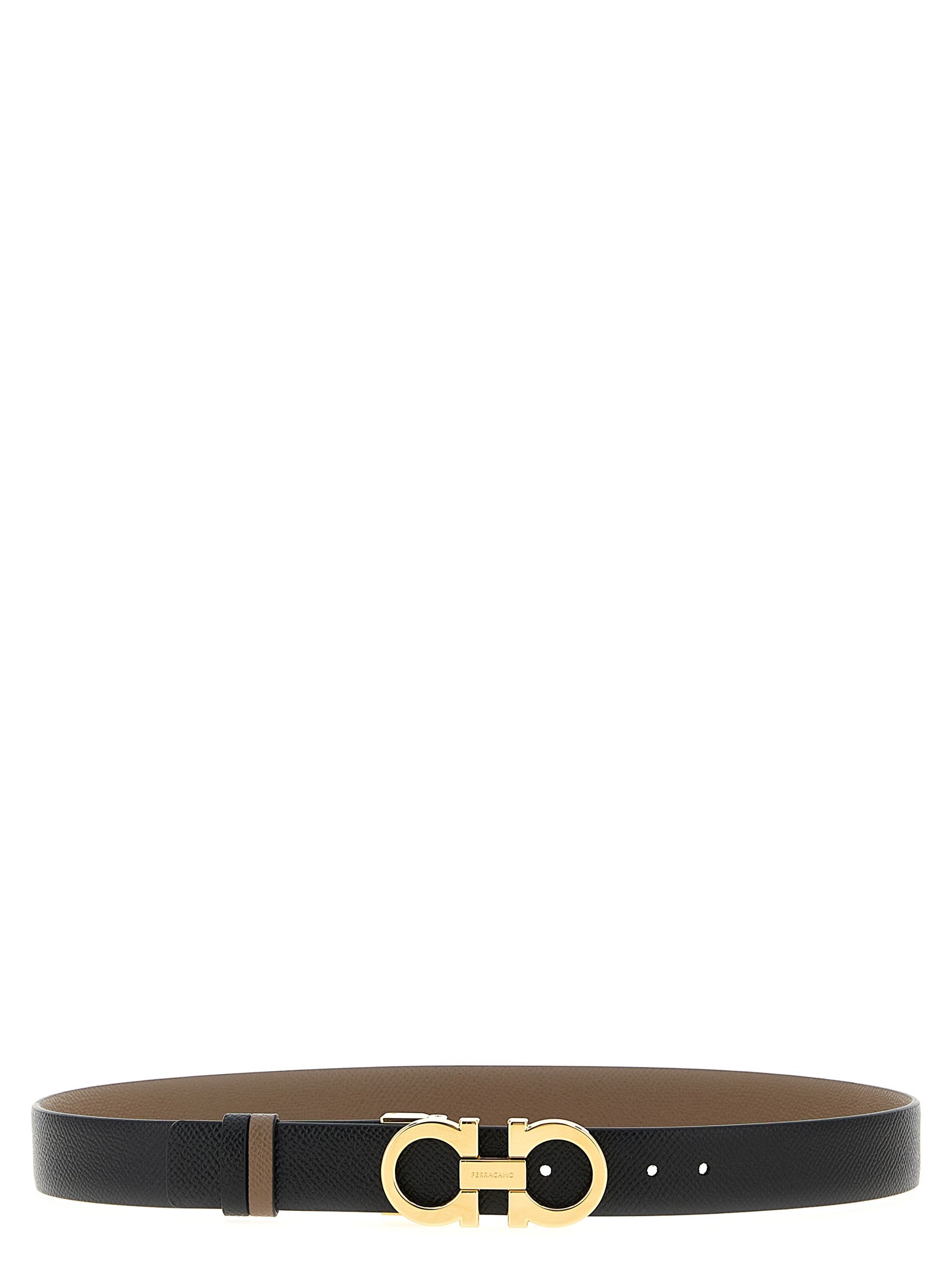 Gancini reversible belt Multicolor Calfskin Leather (bos Taurus)