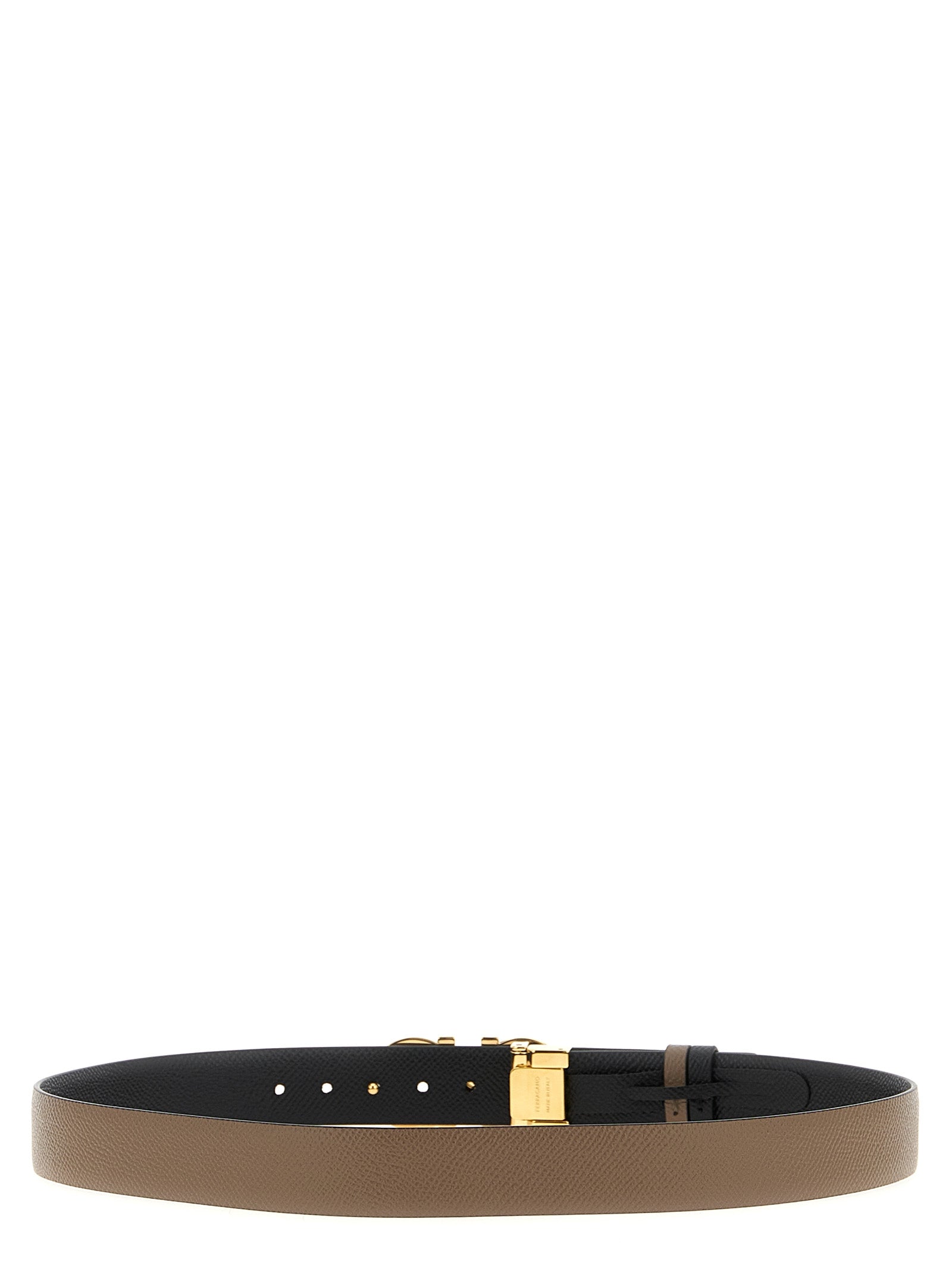 Gancini reversible belt Multicolor Calfskin Leather (bos Taurus)