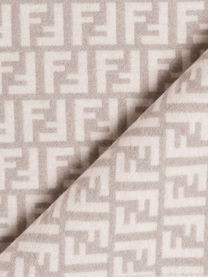 Fendi Scarfs Beige Wool