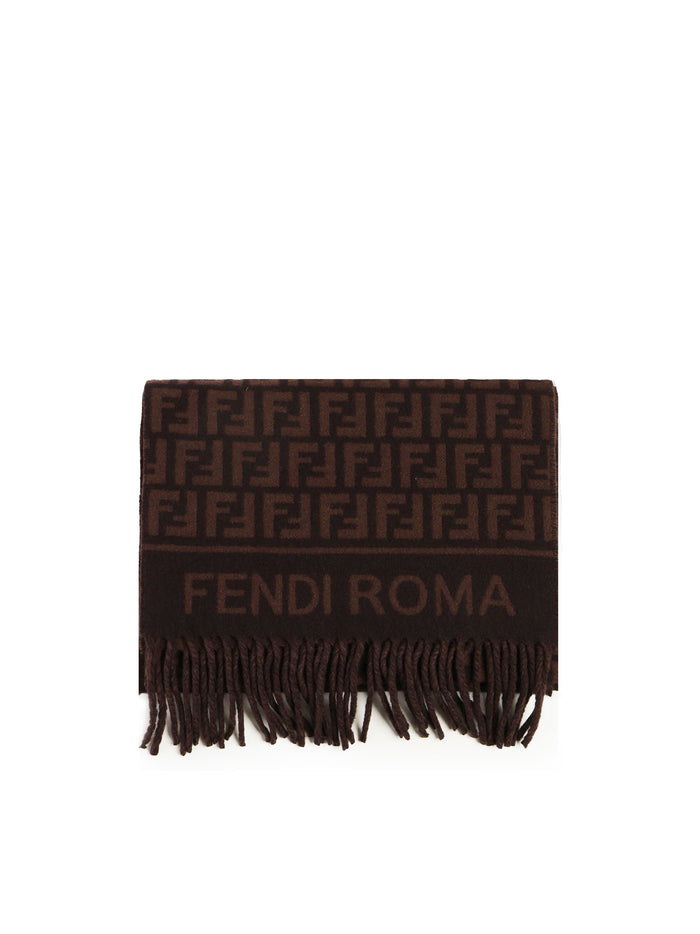 Fendi Scarfs Purple Wool