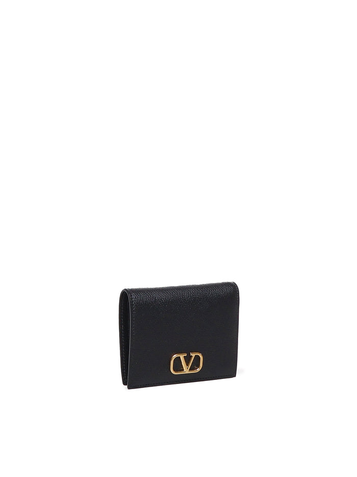 Valentino Garavani Wallets Black Calfskin
