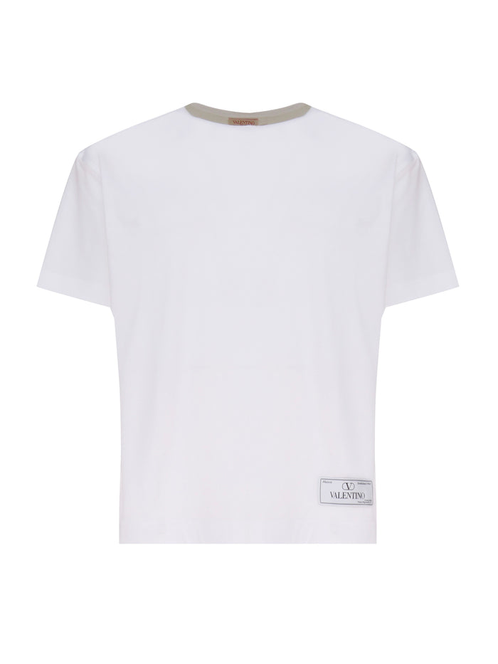 Valentino Garavani T-Shirts And Polos White Cotton