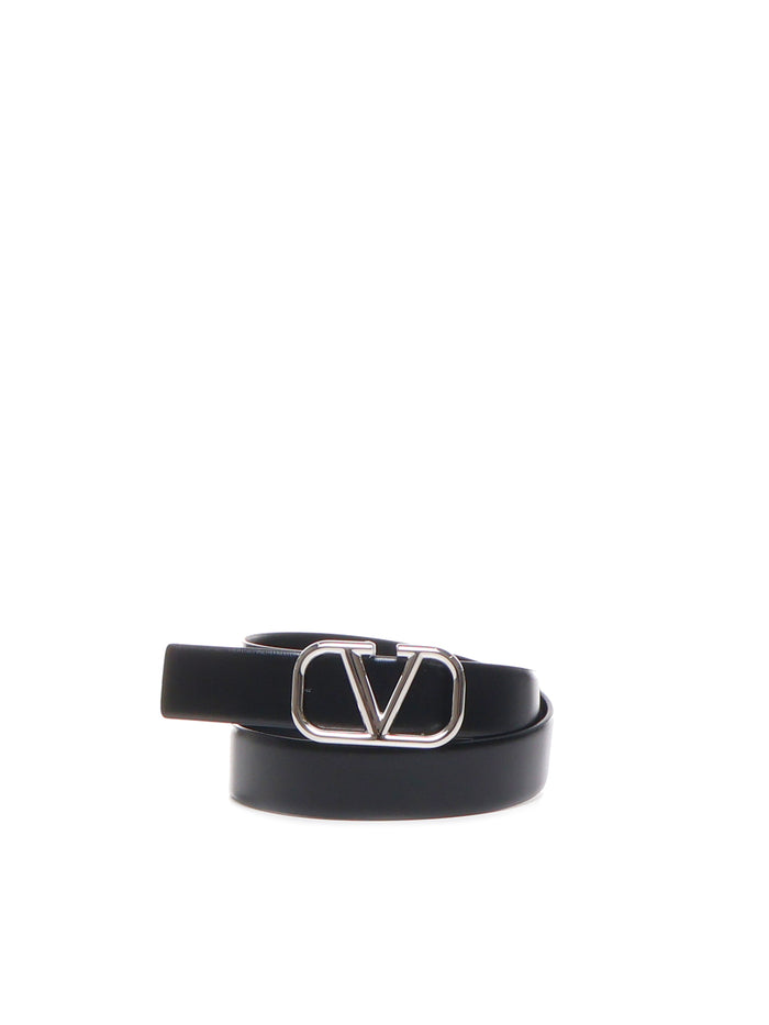 Valentino Garavani Belts Black Calfskin