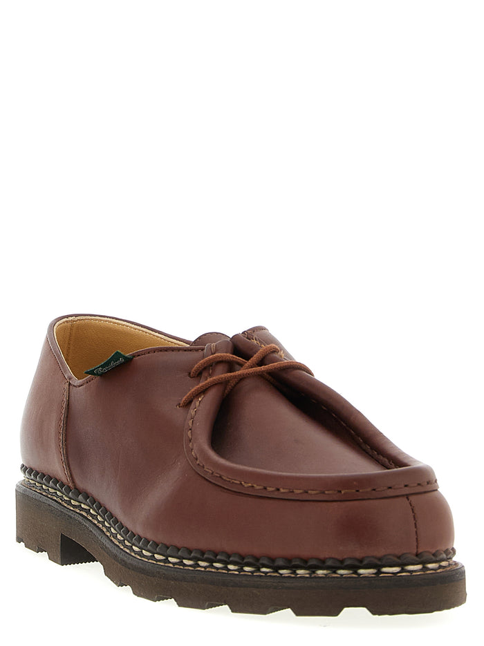Michael derby shoes Brown Calfskin Leather (bos Taurus) Lace Up