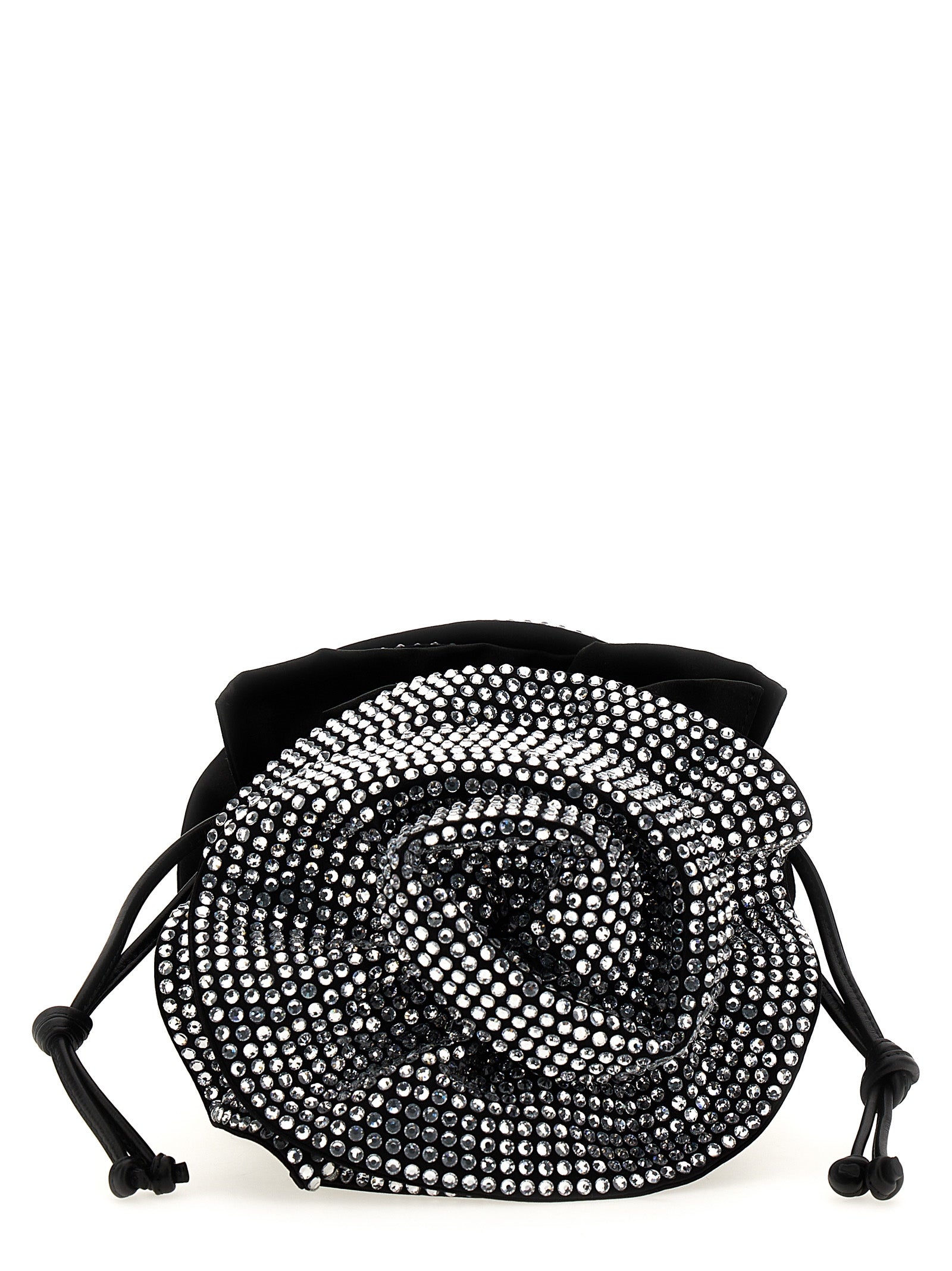 Magda crossbody bag Black Viscose Silk