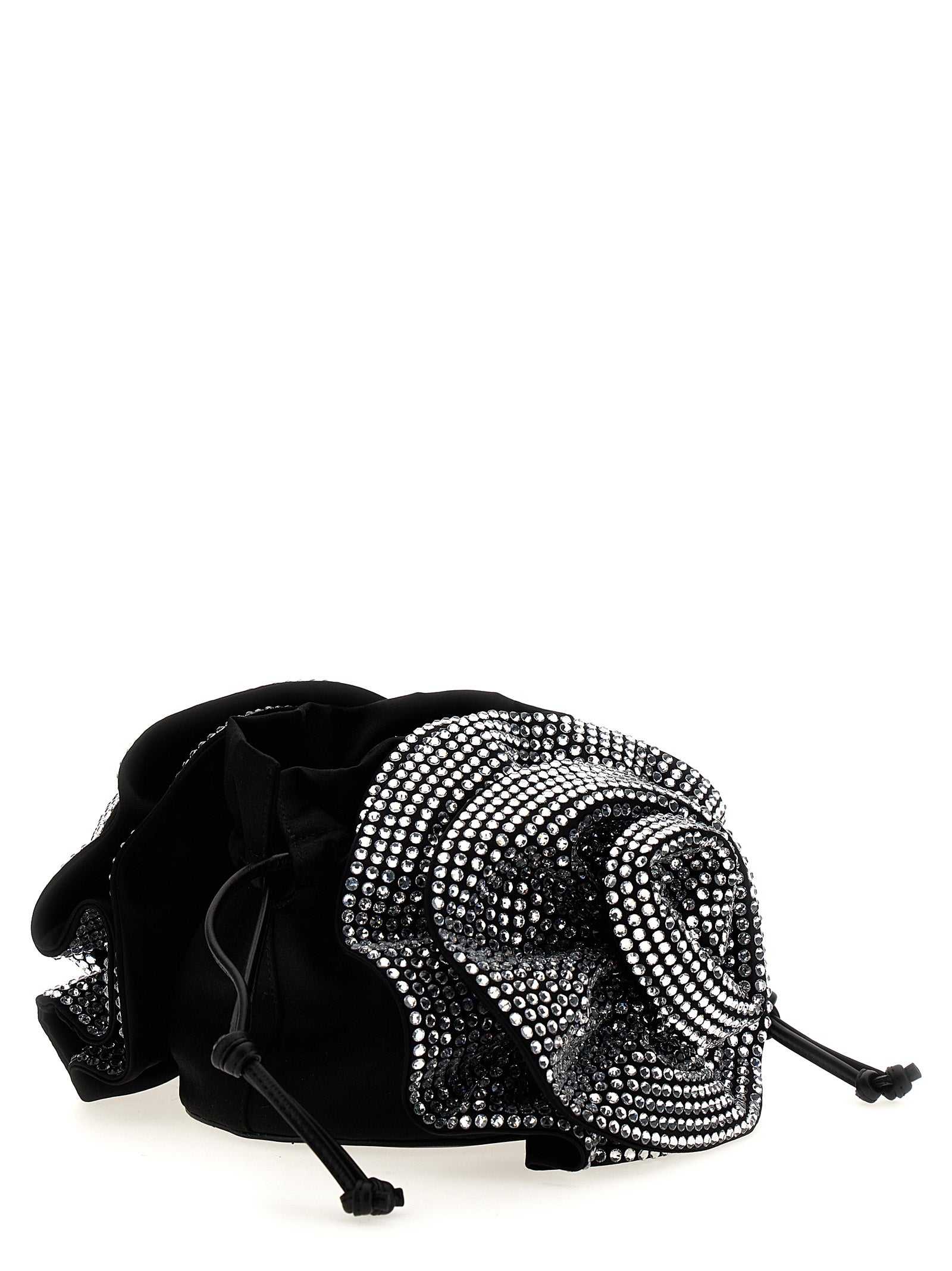 Magda crossbody bag Black Viscose Silk