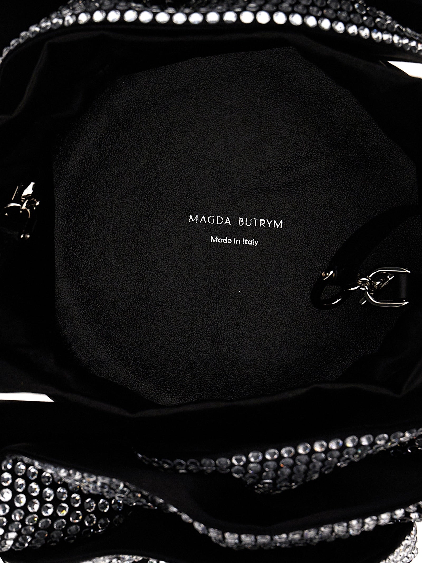 Magda crossbody bag Black Viscose Silk