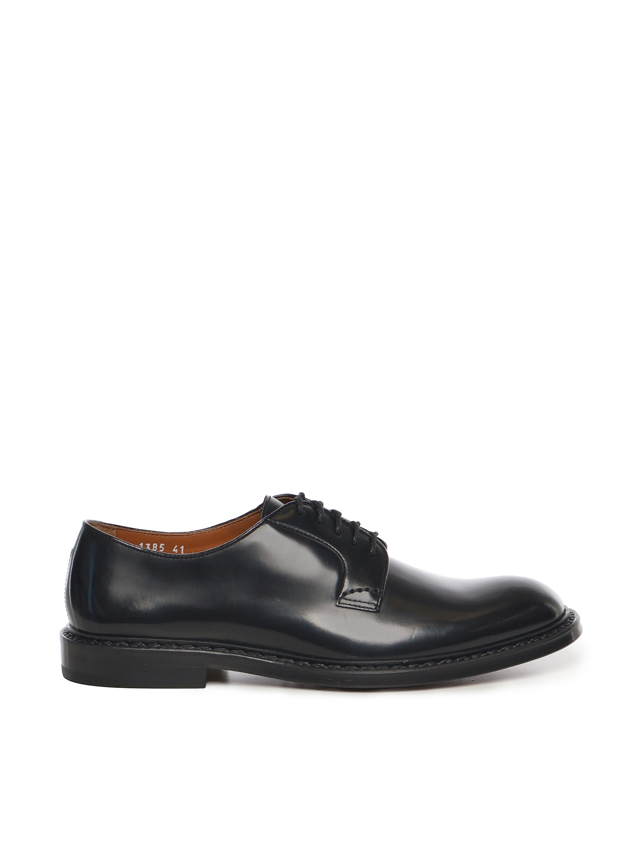 Doucals Flat Shoes Black Calfskin