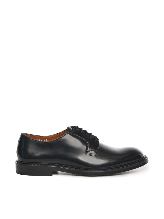 Doucals Flat Shoes Black Calfskin