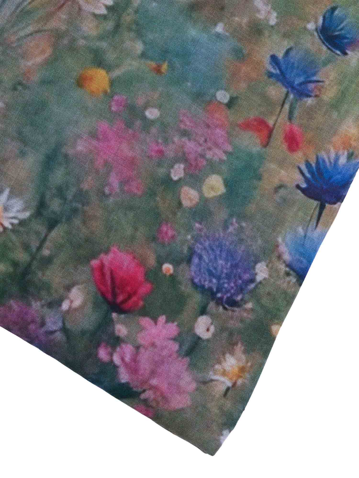 Perla Stole Blue Modal Silk Scarf