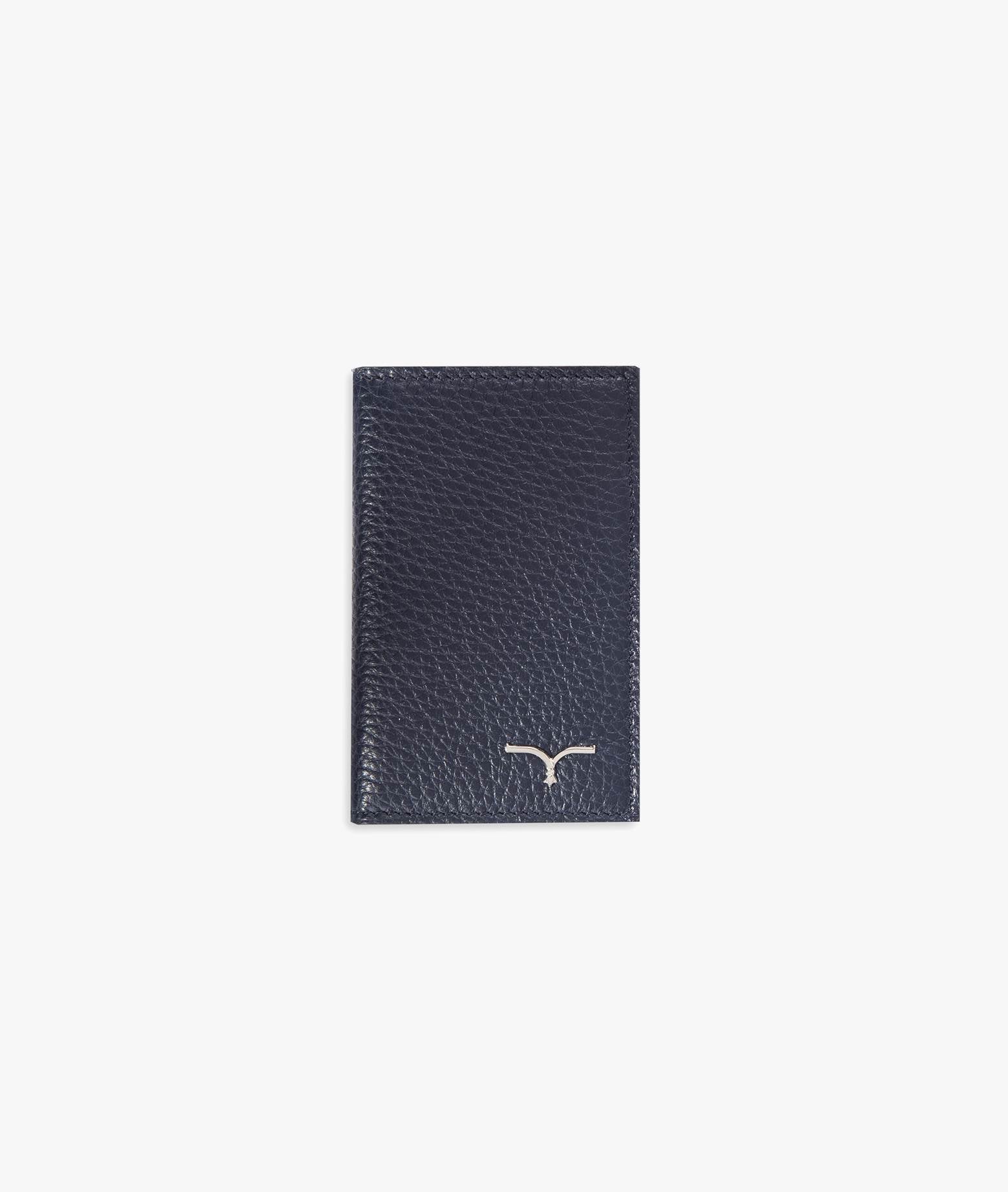 Vertical Card Holder Amedeo Navy Credit And Business
