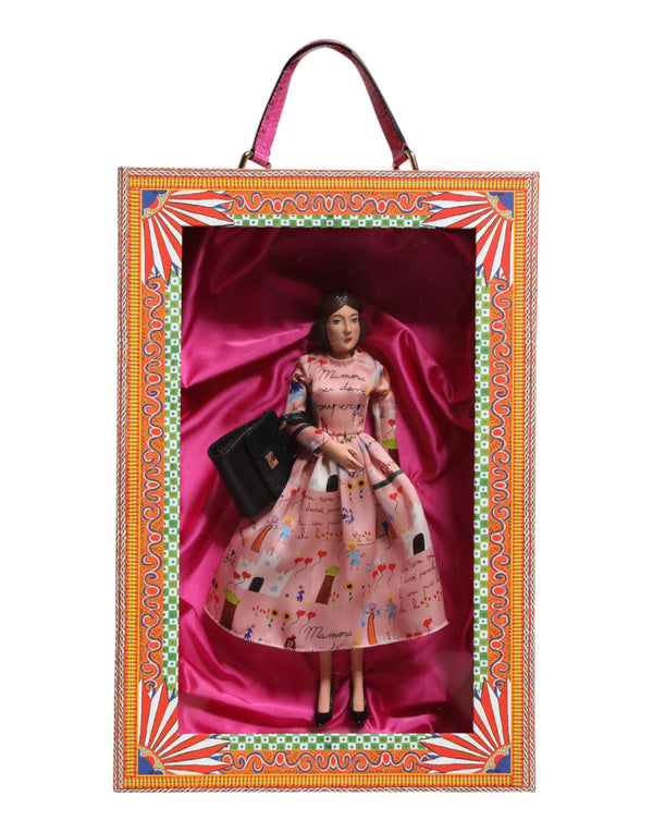 Pink Dress Ceramic Porcelain Fashion Leather Sicily Dolls Silk Accessory