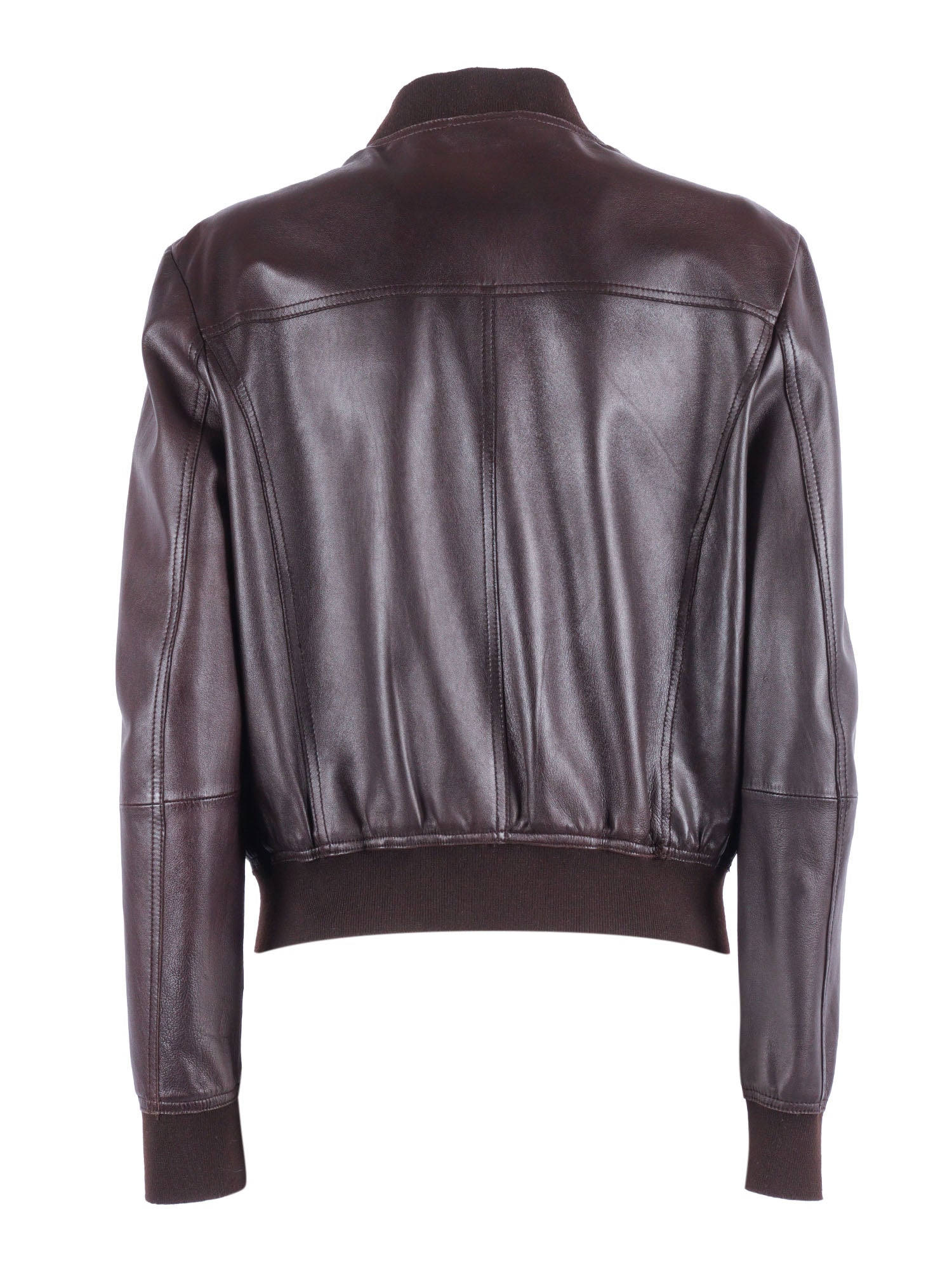 Woman Leather Jacket Brown