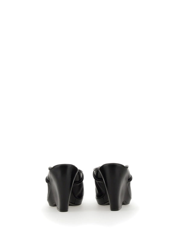The Stagg 105mm Sandals Black Leather