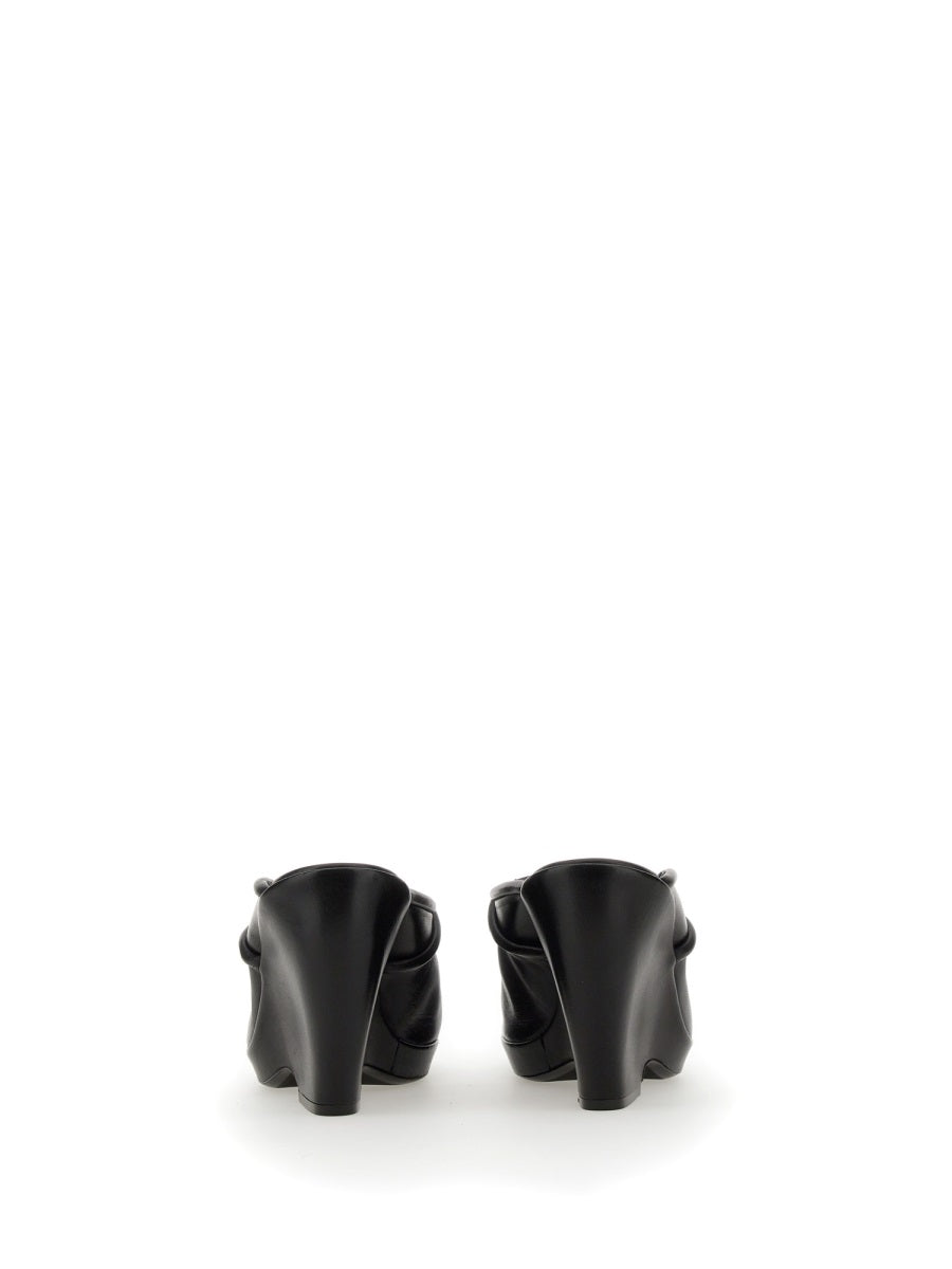 The Stagg 105mm Sandals Black Leather