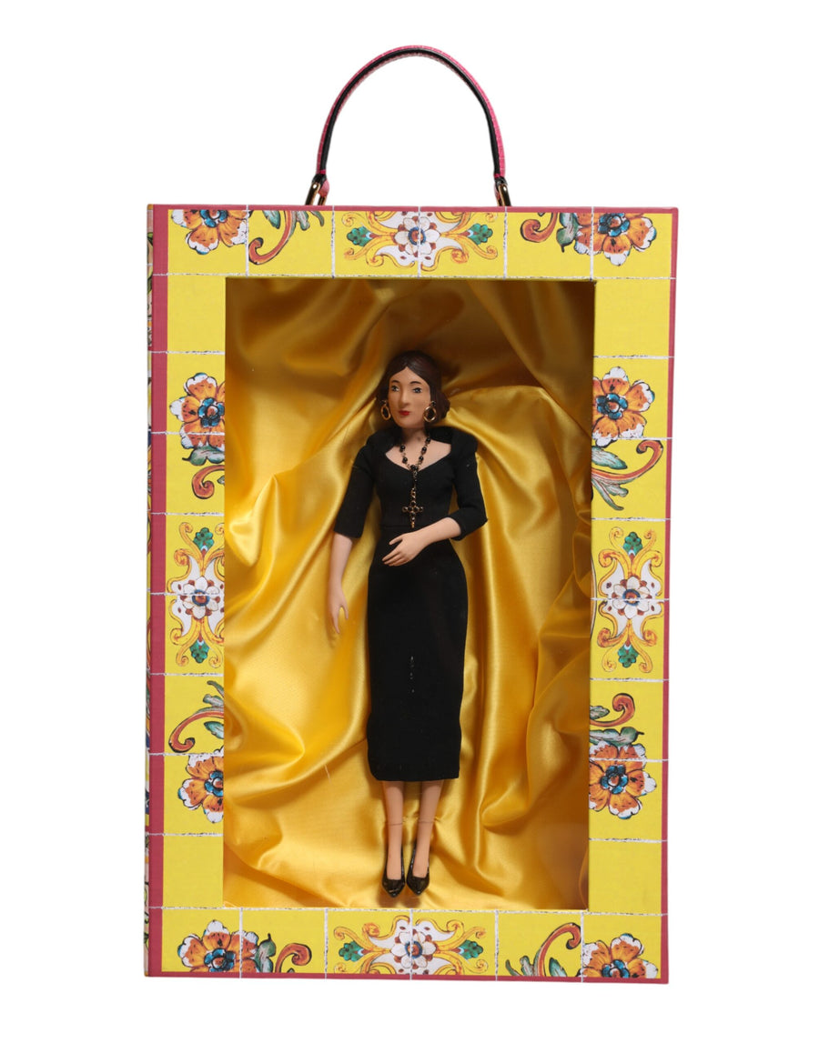 Dolce & Gabbana Silk top handle bag in multicolor