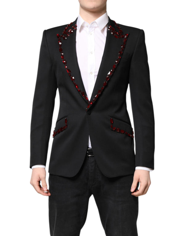 Dolce & Gabbana 94% Virgin Wool blazer in black