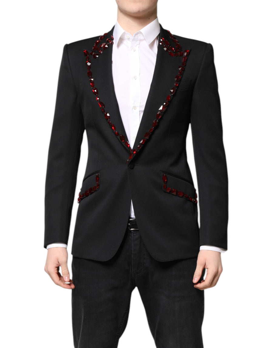 Dolce & Gabbana 94% Virgin Wool blazer in black
