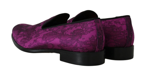 Dolce & Gabbana 66% Silk loafers in purple
