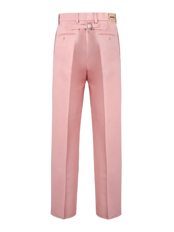 Gucci Cotton trousers in pink