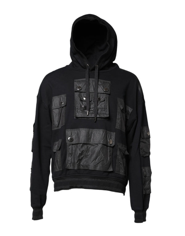 Dolce & Gabbana 70% Cotton hoodie in black