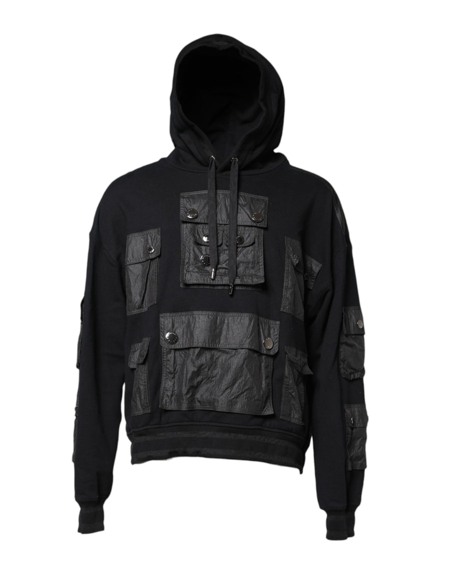 Dolce & Gabbana 70% Cotton hoodie in black