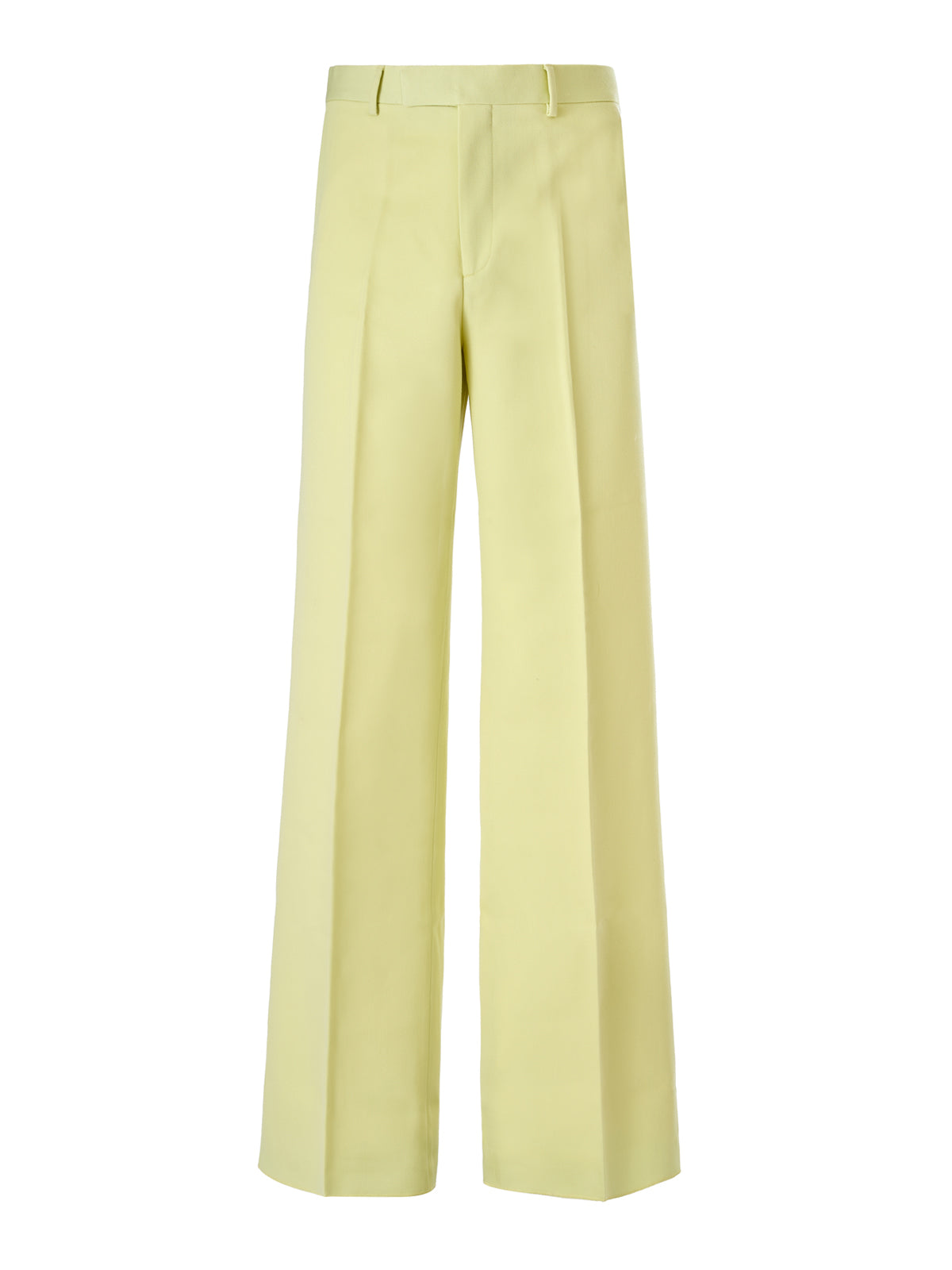 Gucci 100% Cotton trousers in yellow