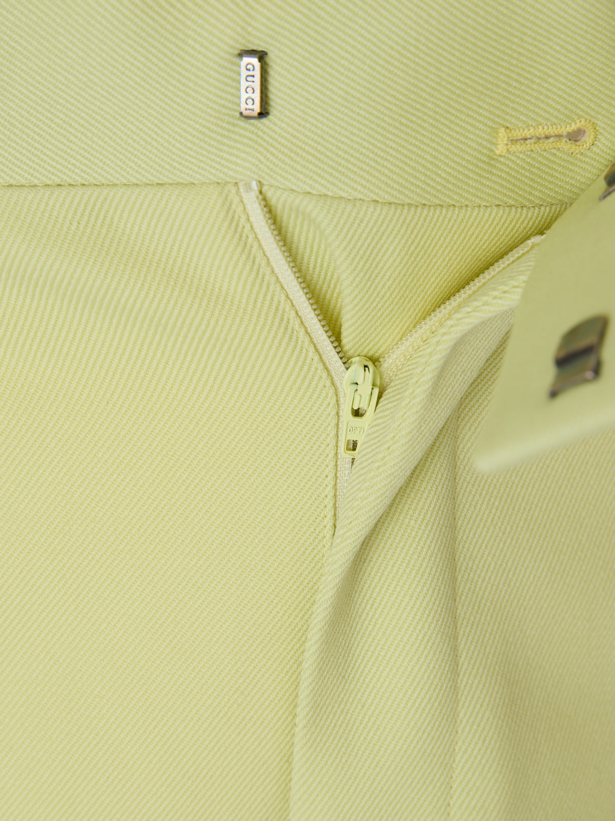 Gucci 100% Cotton trousers in yellow — view 5