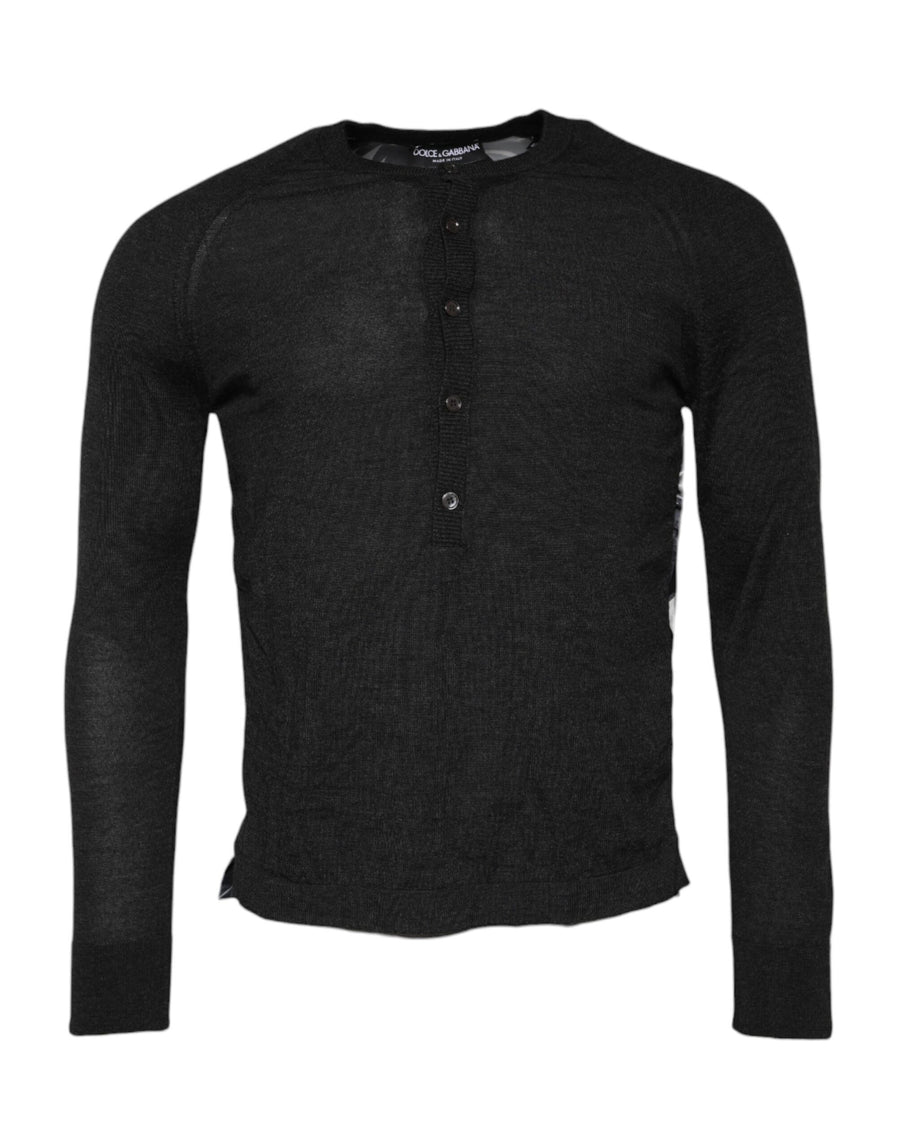 Dolce & Gabbana 70% Cashmere 30% Silk cardigan in black