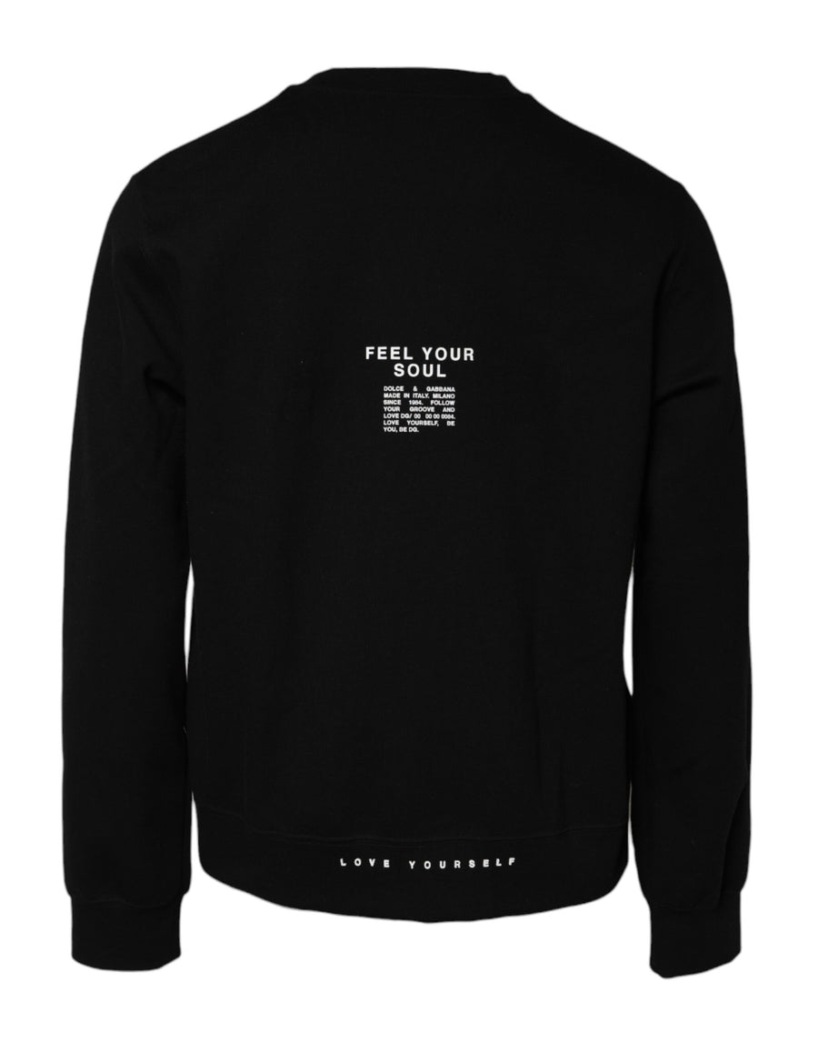Dolce & Gabbana 70% Cotton sweatshirt in black