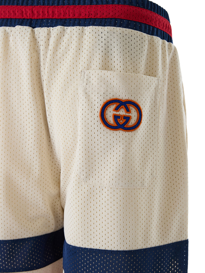 Gucci 100% Polyester shorts in cream — view 2