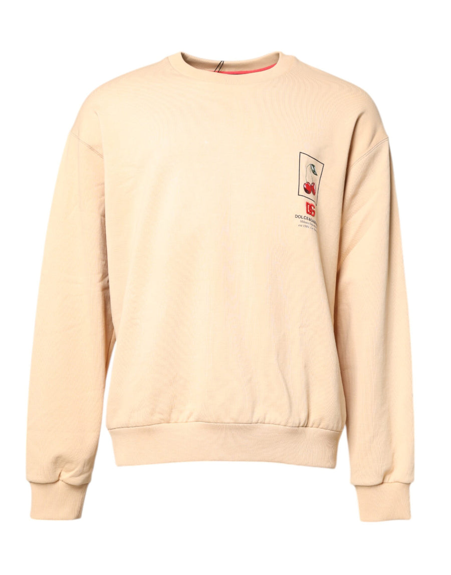 Dolce & Gabbana 100% Cotton sweatshirt in beige