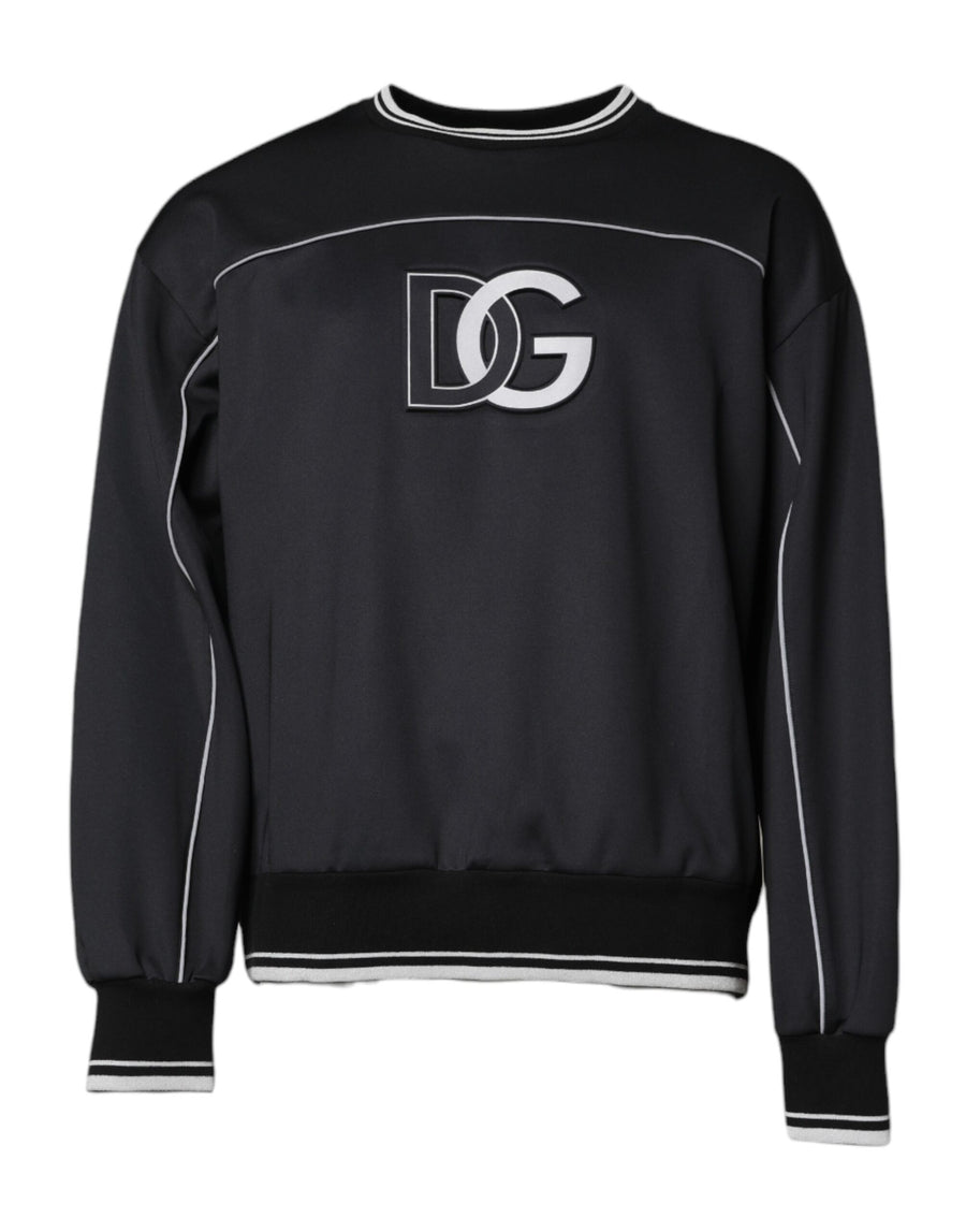 Dolce & Gabbana 93% Polyester sweatshirt in black
